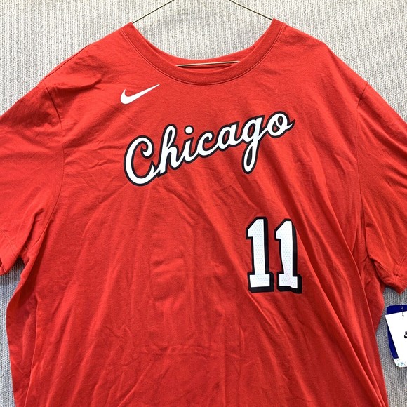 Nike Chicago Bulls DeMar DeRozan NBA Jersey Shirt Red City Edition - Picture 2 of 8
